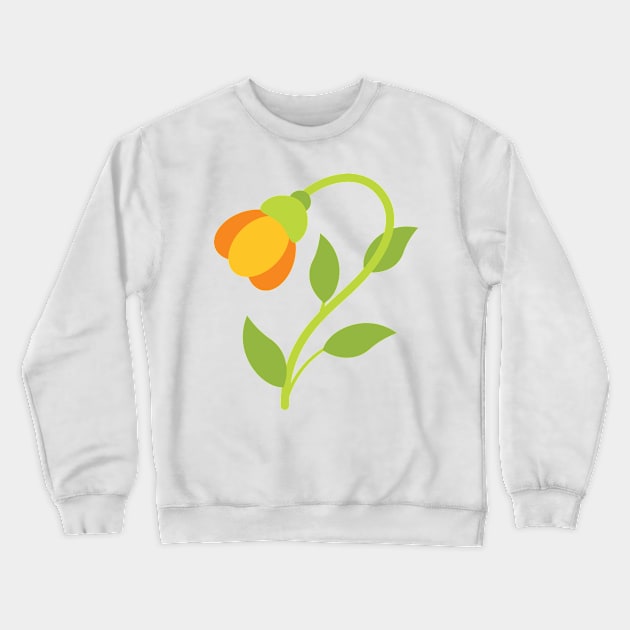 Cute Colorful Flower Crewneck Sweatshirt by SWON Design